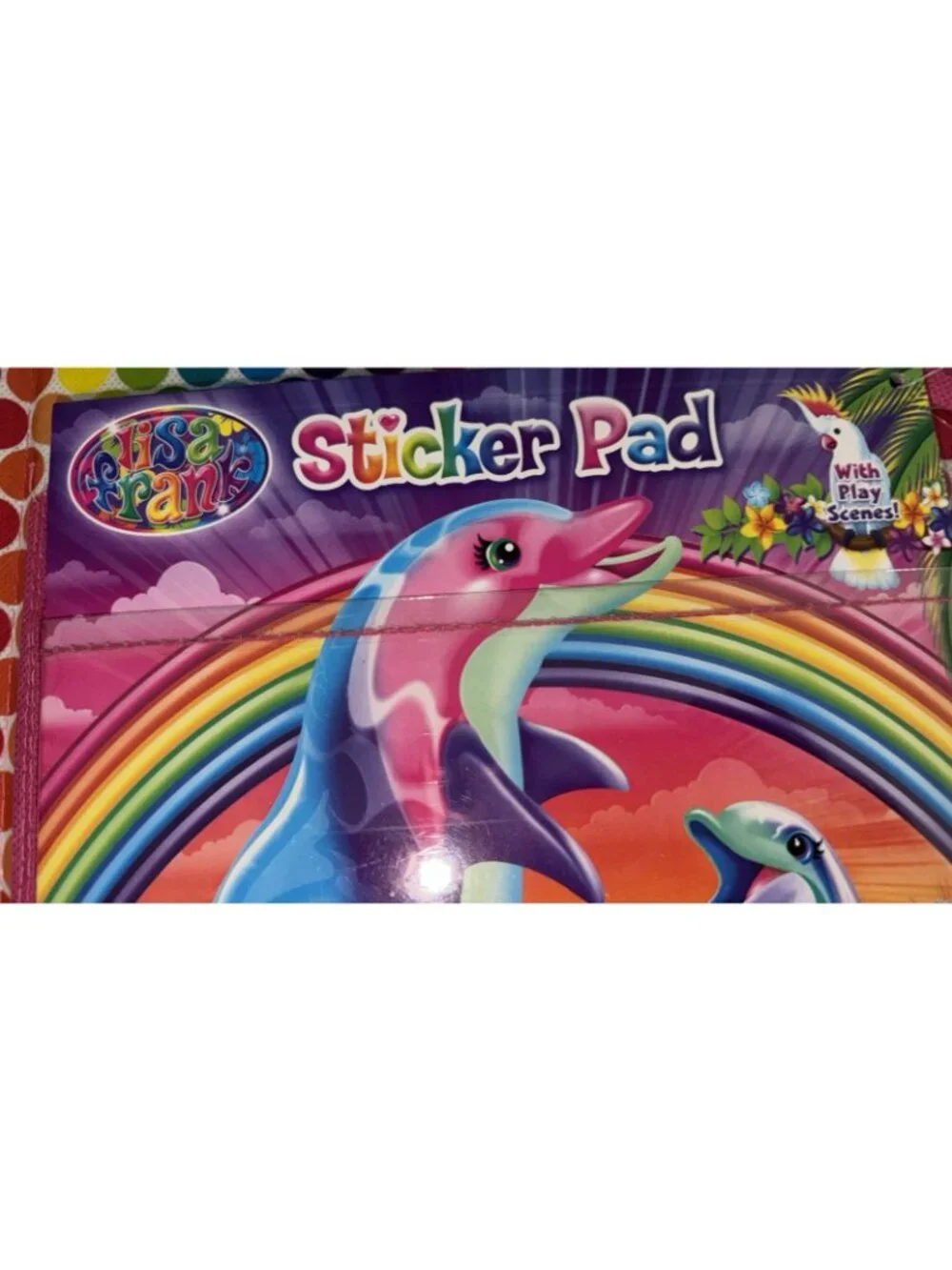 Lisa Frank Husky Trifold Portfolio School Binder Folder 2020 10x13 new stickers